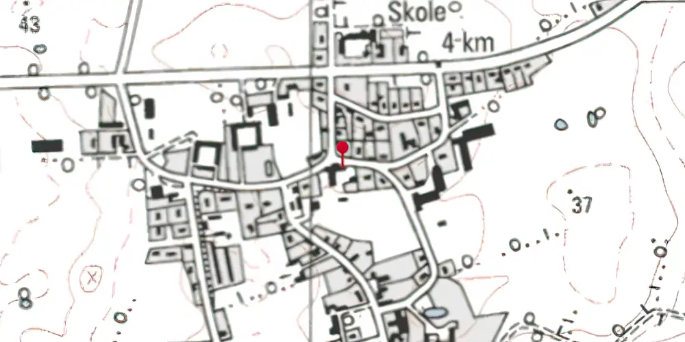 Historisk kort over Sønder Vilstrup Station Historisk kort over Sønder Vilstrup Station