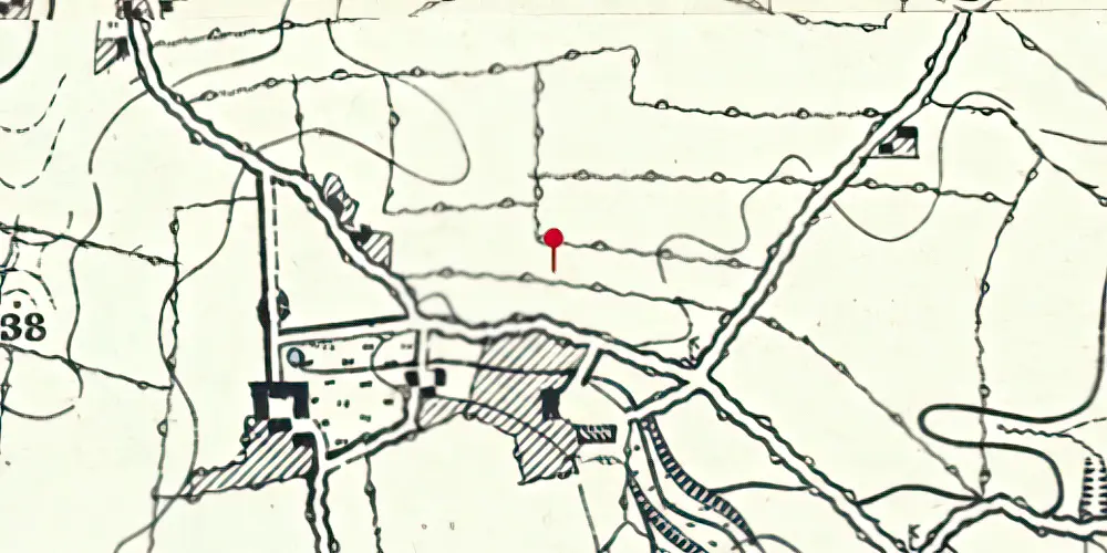 Historisk kort over Kelstrup Bad Station