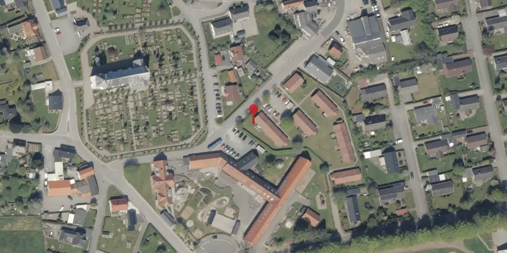 Historisk kort over Øsby Station Historisk kort over Øsby Station