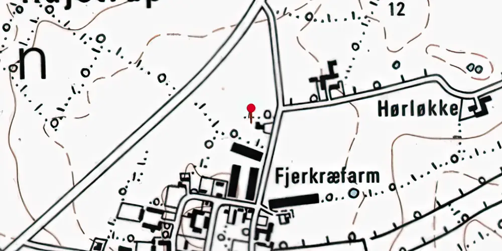 Historisk kort over Råde Station
