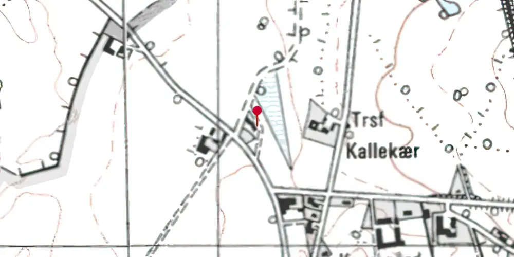 Historisk kort over Lerte Station Historisk kort over Lerte Station