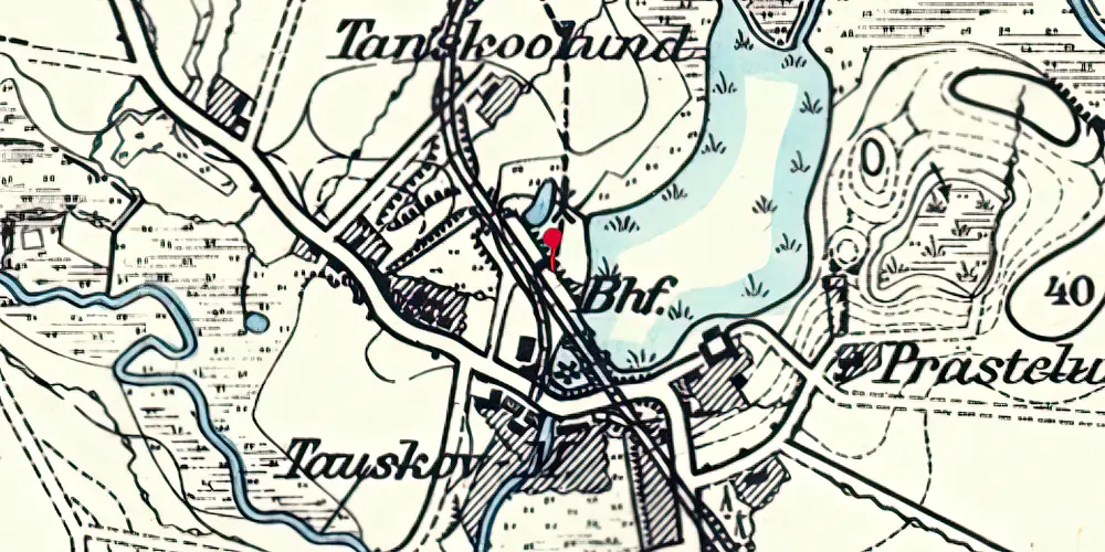 Historisk kort over Mølby (Tovskov) Station Historisk kort over Mølby (Tovskov) Station