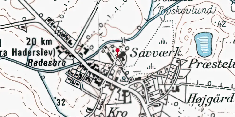 Historisk kort over Mølby (Tovskov) Station Historisk kort over Mølby (Tovskov) Station