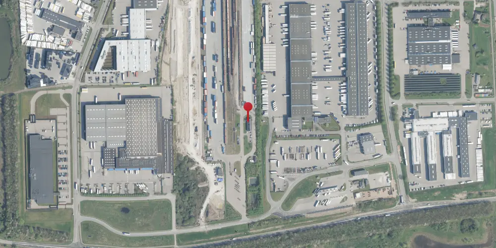 Historisk kort over Høje Taastrup Kombiterminal Historisk kort over Høje Taastrup Kombiterminal