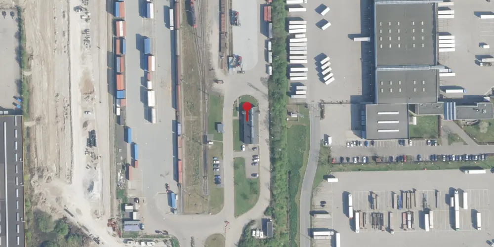 Historisk kort over Høje Taastrup Kombiterminal Historisk kort over Høje Taastrup Kombiterminal