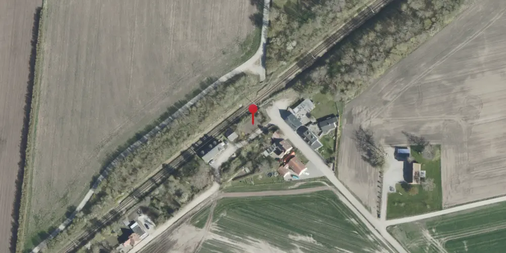Historisk kort over Ålsø Billetsalgssted [1876-1889]