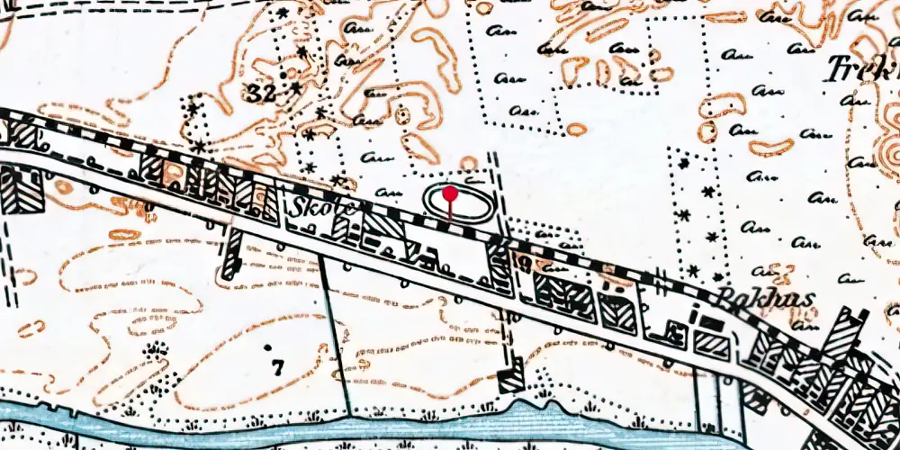 Historisk kort over Grenaa Havn Teknisk Station Historisk kort over Grenaa Havn Teknisk Station