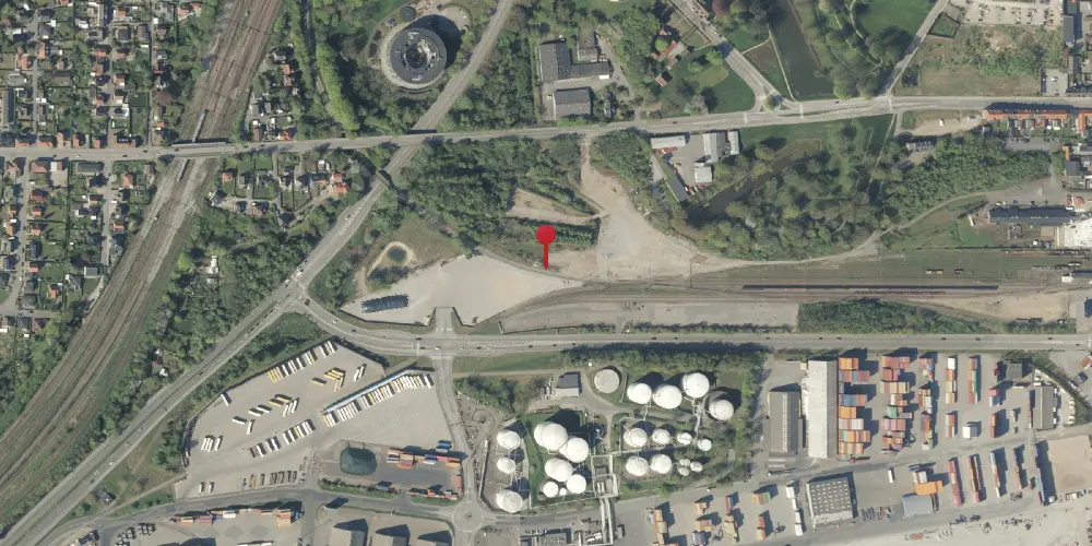 Historisk kort over Fredericia godsstation Teknisk Station Historisk kort over Fredericia godsstation Teknisk Station