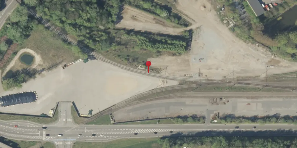 Historisk kort over Fredericia godsstation Teknisk Station Historisk kort over Fredericia godsstation Teknisk Station