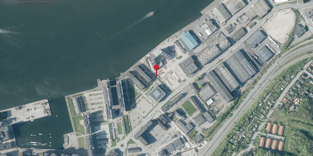 Historisk kort over Aalborg Havn Teknisk Station Historisk kort over Aalborg Havn Teknisk Station