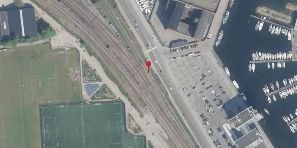 Historisk kort over Helgoland Teknisk Station Historisk kort over Helgoland Teknisk Station