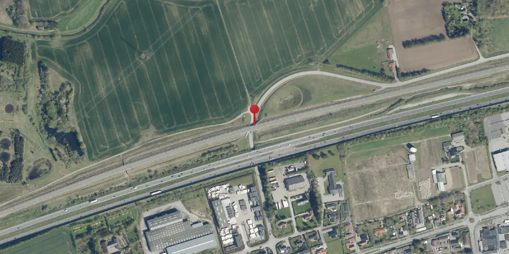 Historisk kort over Bjæverskov Teknisk Station Historisk kort over Bjæverskov Teknisk Station