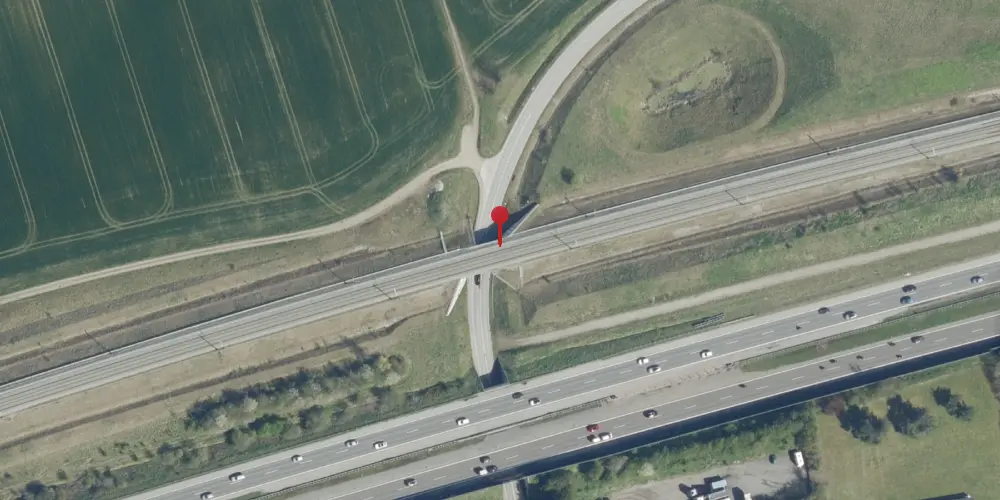 Historisk kort over Bjæverskov Teknisk Station Historisk kort over Bjæverskov Teknisk Station