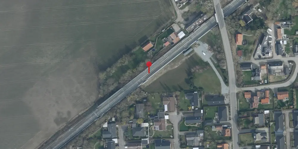 Historisk kort over Forlev Teknisk Station Historisk kort over Forlev Teknisk Station