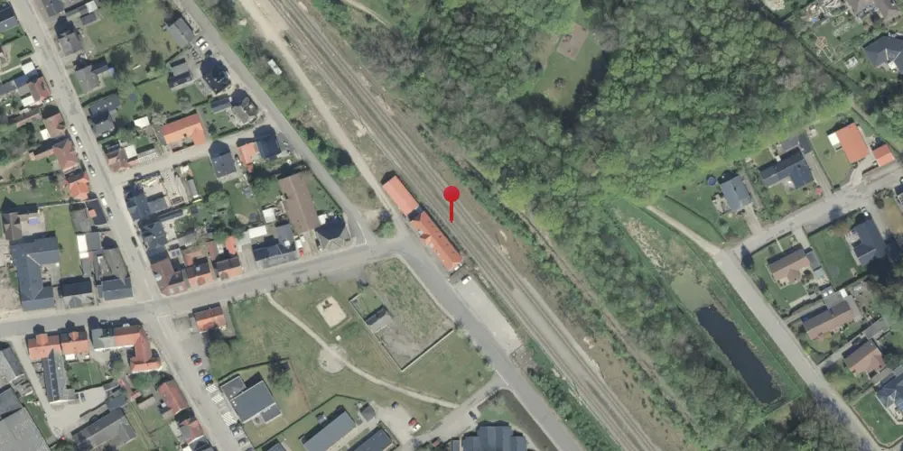 Historisk kort over Fårup Teknisk Station