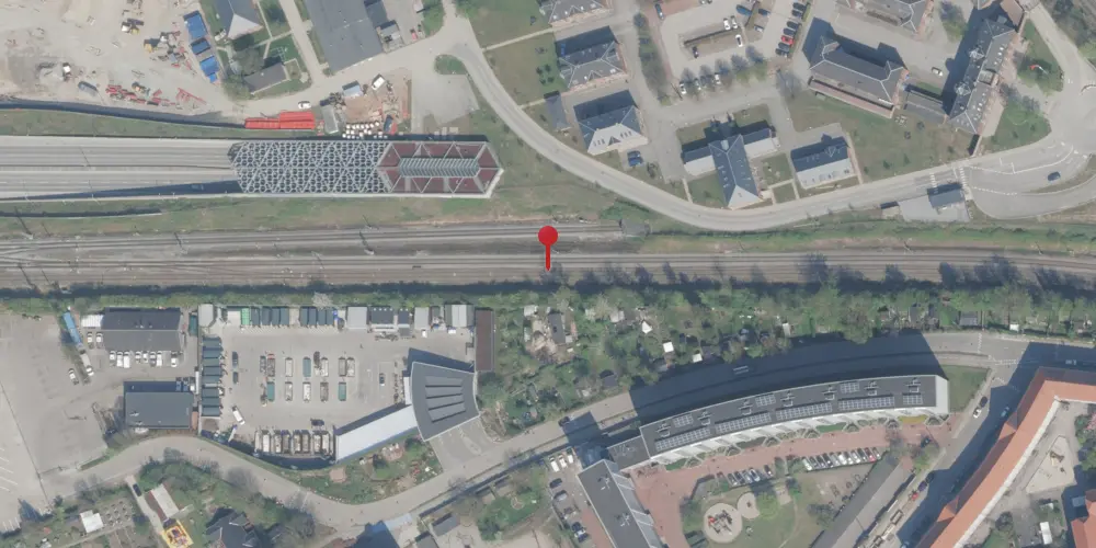 Historisk kort over Svanemøllen Teknisk Station Historisk kort over Svanemøllen Teknisk Station