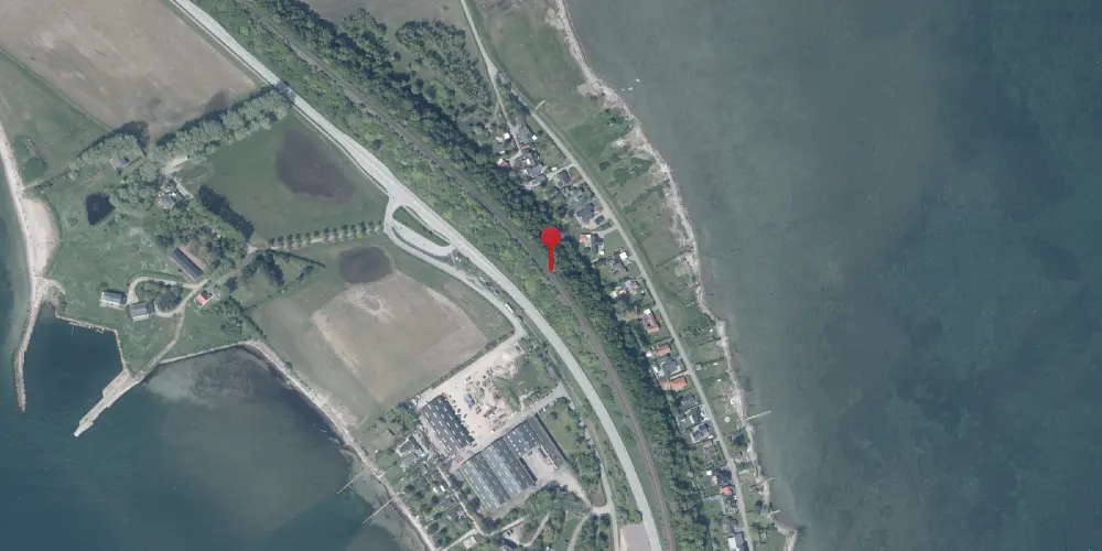 Historisk kort over Masnedø Teknisk Station