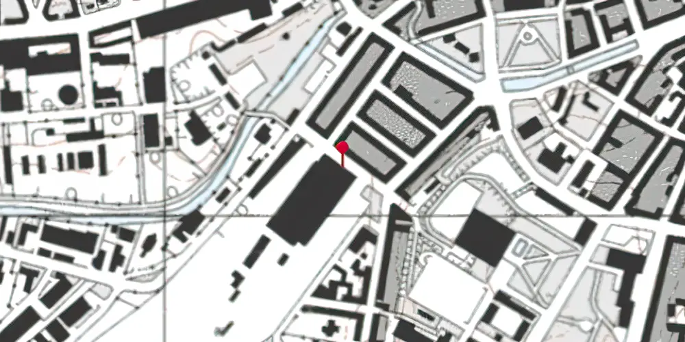 Historisk kort over Aarhus Godsbanegård Historisk kort over Aarhus Godsbanegård