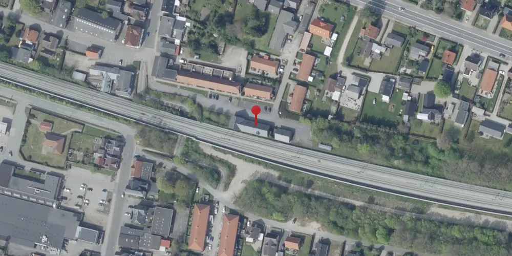 Historisk kort over Langeskov Holdeplads [1869-1888]