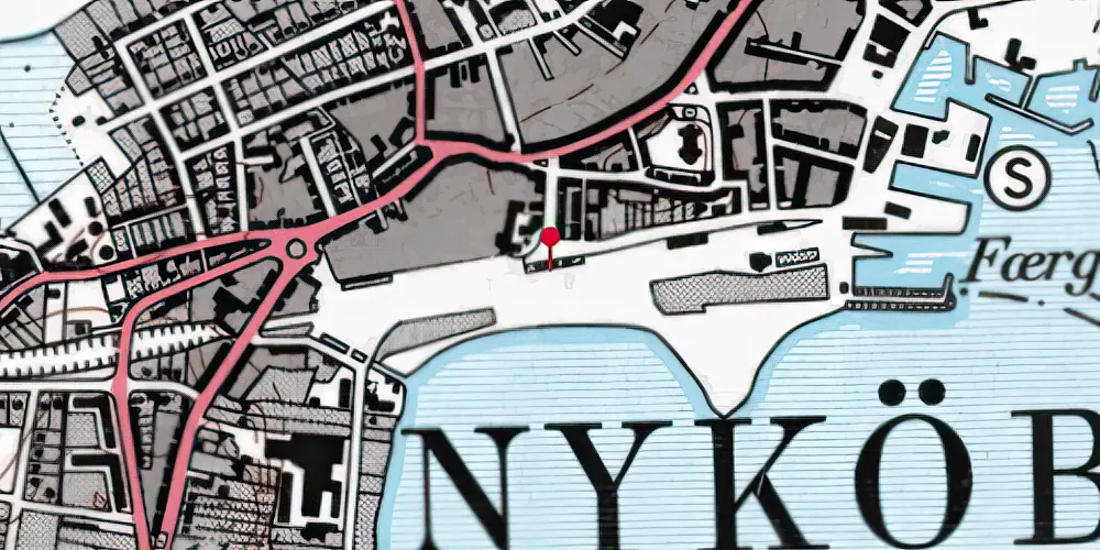 Historisk kort over Nykøbing Mors Station Historisk kort over Nykøbing Mors Station