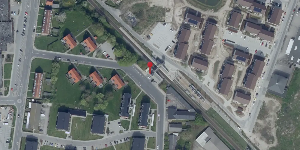 Historisk kort over Hjallese Station [1876-2002]