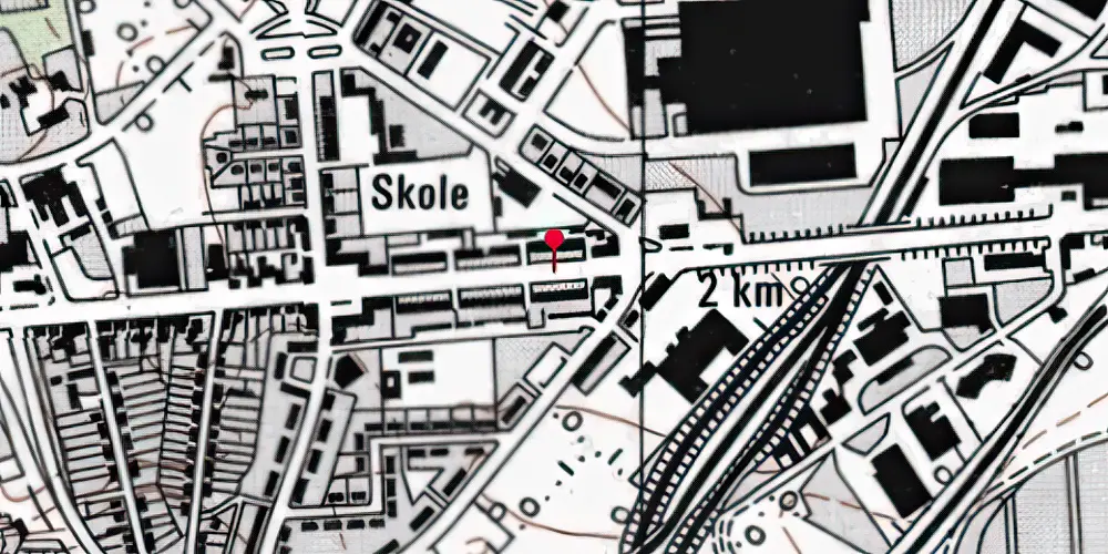 Historisk kort over Bolbro Letbanestation Historisk kort over Bolbro Letbanestation