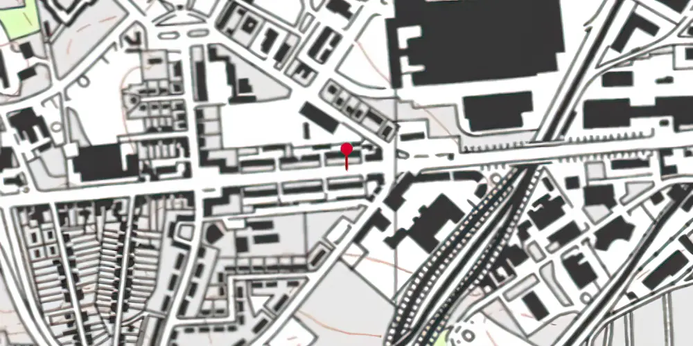 Historisk kort over Bolbro Letbanestation Historisk kort over Bolbro Letbanestation