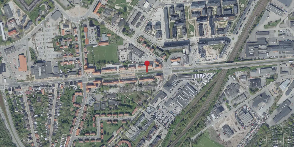 Historisk kort over Bolbro Letbanestation Historisk kort over Bolbro Letbanestation