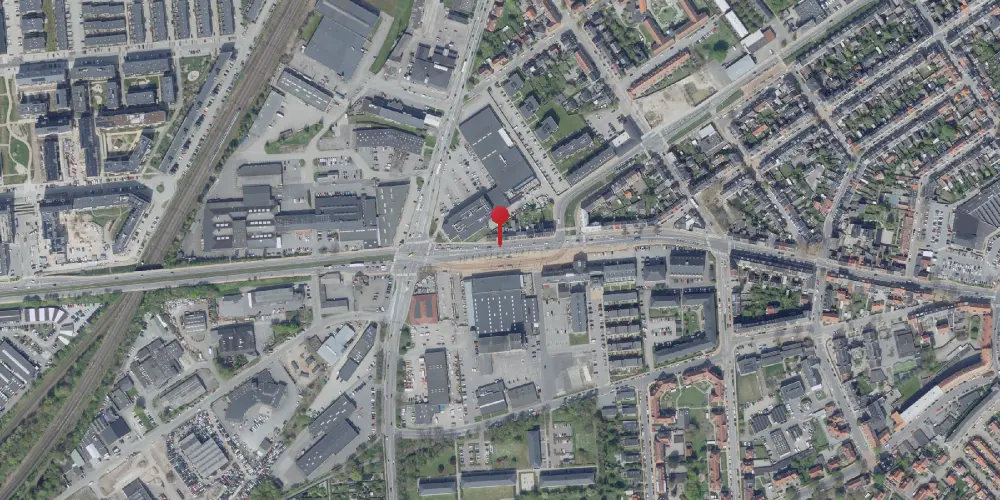 Historisk kort over Vesterbro Letbanestation Historisk kort over Vesterbro Letbanestation