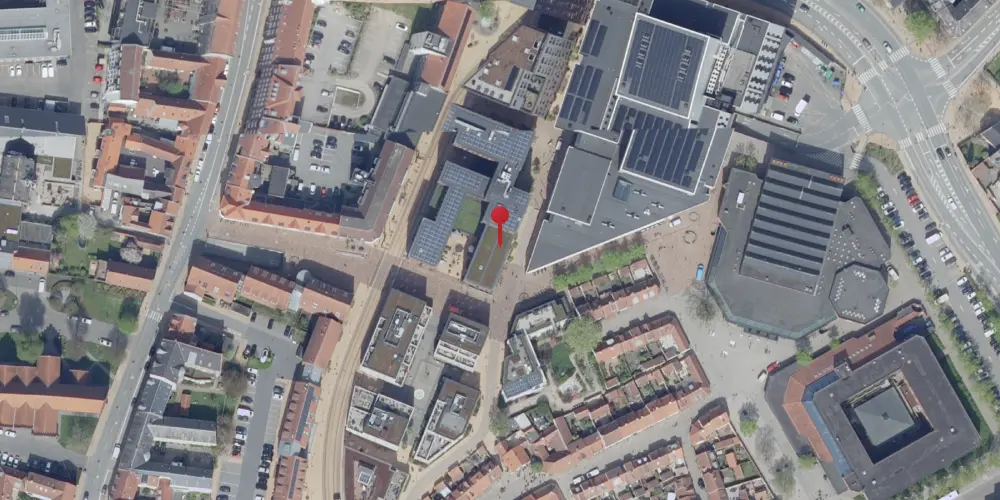 Historisk kort over Odeon Letbanestation Historisk kort over Odeon Letbanestation