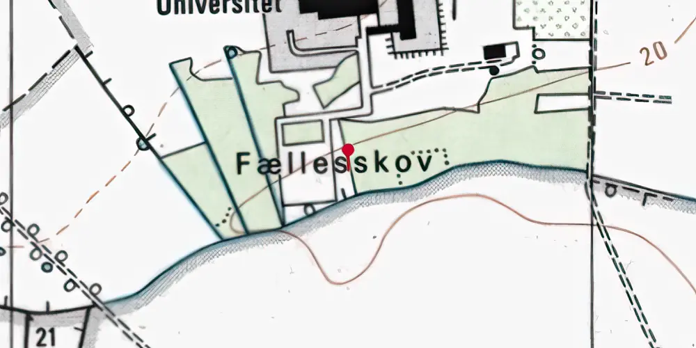 Historisk kort over SDU Syd/Hospital Nord Letbanestation Historisk kort over SDU Syd/Hospital Nord Letbanestation