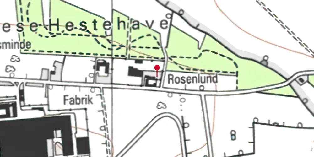 Historisk kort over Parkering Odense Syd Letbanestation Historisk kort over Parkering Odense Syd Letbanestation