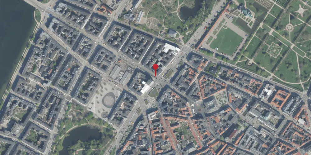 Historisk kort over Nørreport Metrostation