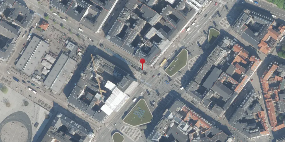Historisk kort over Nørreport Metrostation