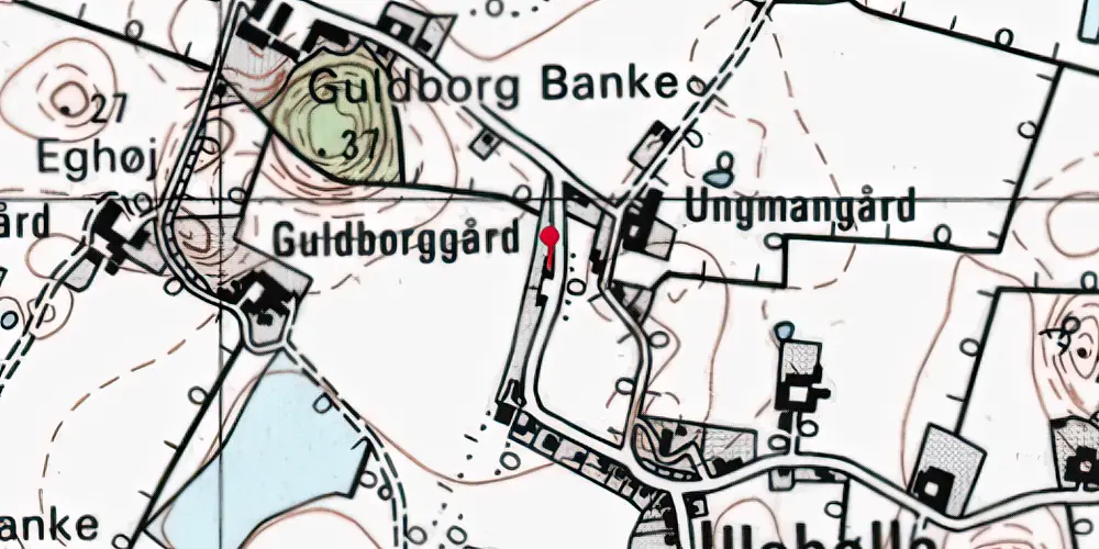 Historisk kort over Illebølle Station Historisk kort over Illebølle Station