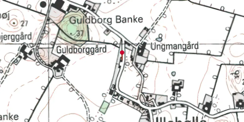 Historisk kort over Illebølle Station Historisk kort over Illebølle Station
