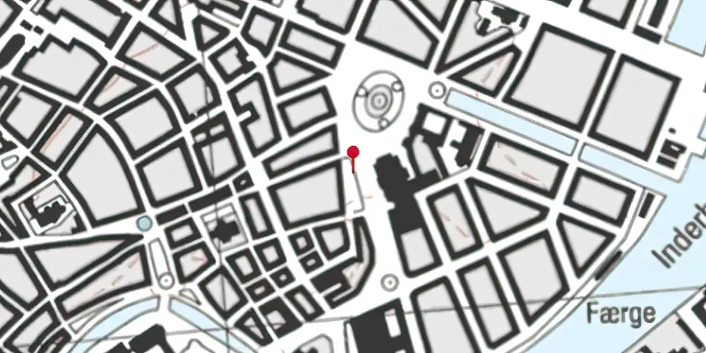 Historisk kort over Kongens Nytorv Metrostation Historisk kort over Kongens Nytorv Metrostation