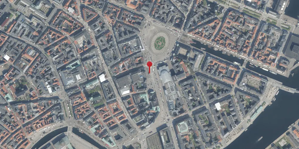 Historisk kort over Kongens Nytorv Metrostation Historisk kort over Kongens Nytorv Metrostation