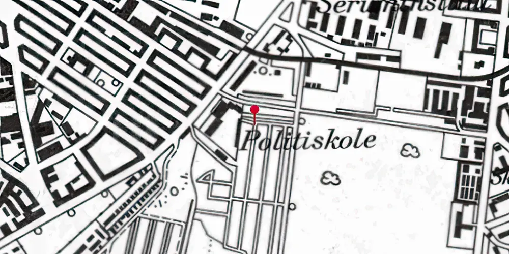 Historisk kort over Islands Brygge Metrostation Historisk kort over Islands Brygge Metrostation