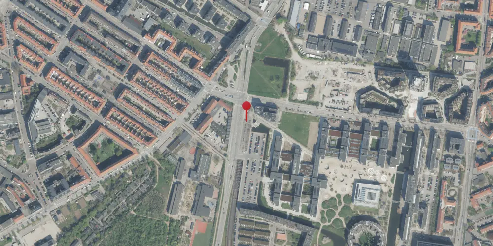 Historisk kort over Islands Brygge Metrostation Historisk kort over Islands Brygge Metrostation