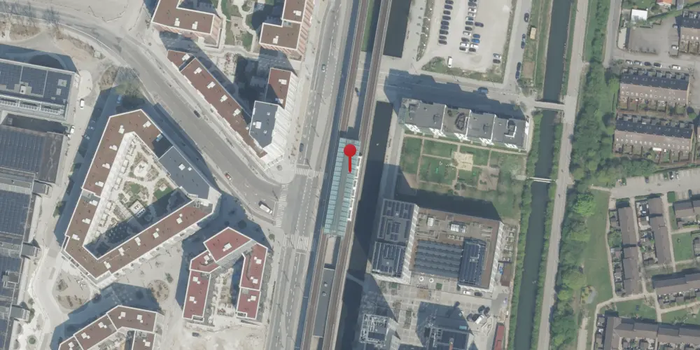 Historisk kort over Bella Center Metrostation