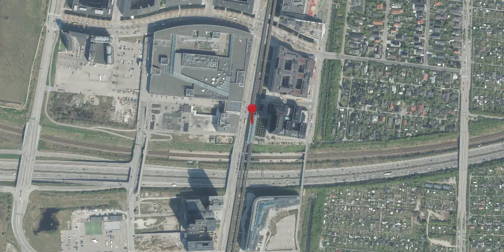 Historisk kort over Ørestad Metrostation Historisk kort over Ørestad Metrostation