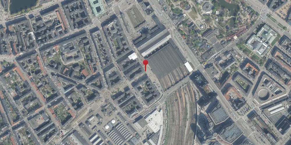 Historisk kort over København H Metrostation Historisk kort over København H Metrostation