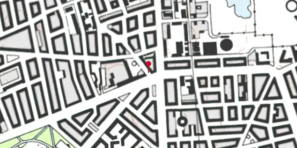 Historisk kort over Poul Henningsens Plads Metrostation Historisk kort over Poul Henningsens Plads Metrostation