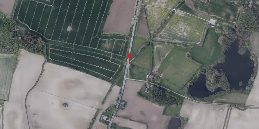 Historisk kort over Haugbølle Trinbræt