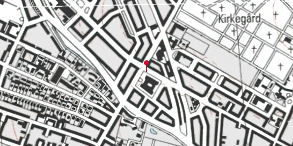 Historisk kort over Nuuks Plads Metrostation Historisk kort over Nuuks Plads Metrostation