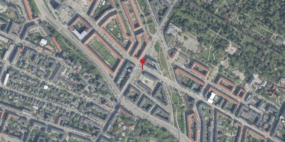 Historisk kort over Nuuks Plads Metrostation Historisk kort over Nuuks Plads Metrostation