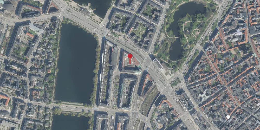 Historisk kort over Holte Banegården [1896-1917]
