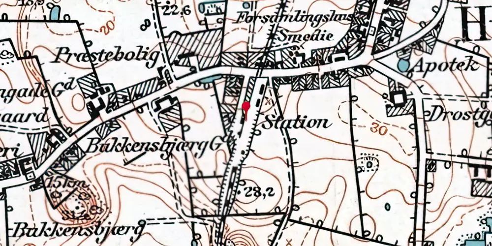 Historisk kort over Humble Station Historisk kort over Humble Station
