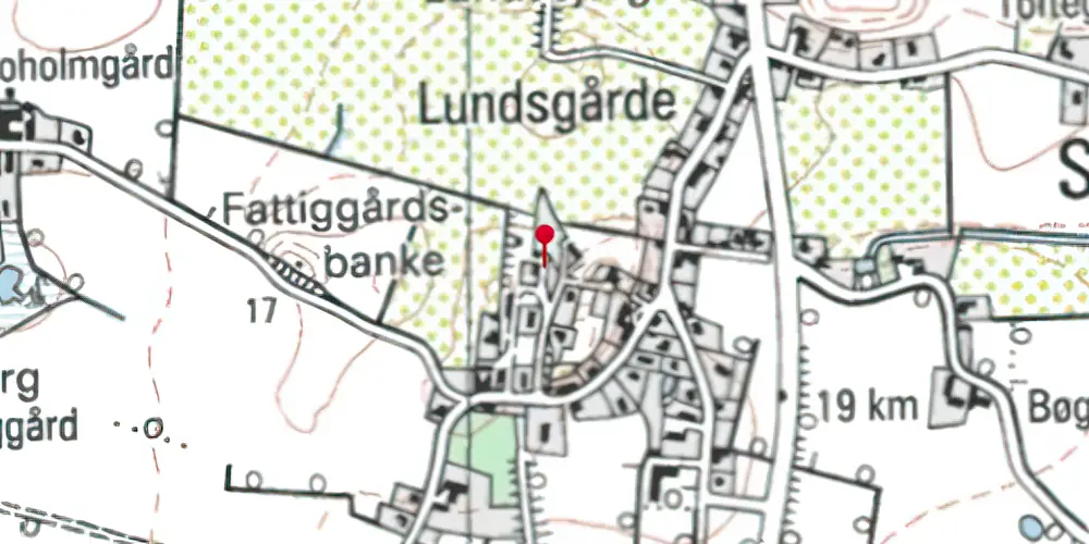 Historisk kort over Nordenbro Station